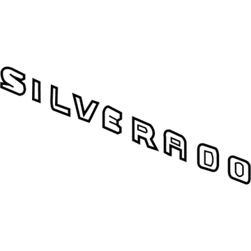 Chevy Silverado 1500 Emblem - 84306694