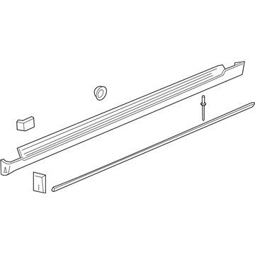 Chevy 25968606 Rocker Molding