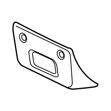 GMC 84461482 License Bracket