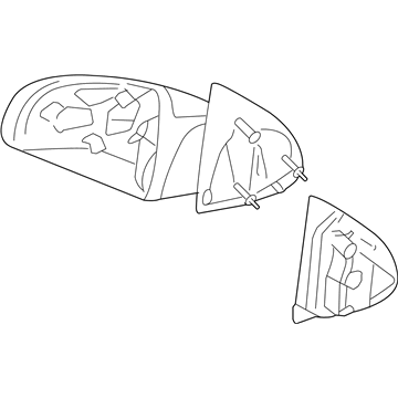 Chevy Cobalt Side View Mirrors - 15943877