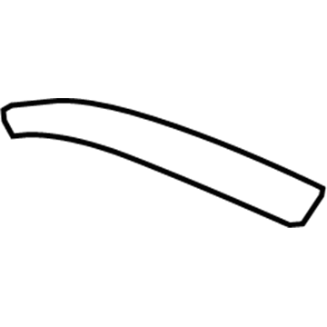 GM 96475291 Trim Molding, Black GM 96475291 Trim Molding, Black