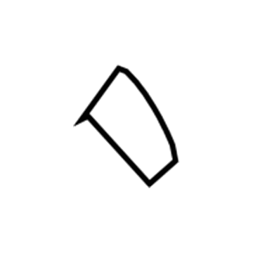 GM 96457669 Trim Molding, Black GM 96457669 Trim Molding, Black