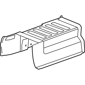 GM 22868425 Battery Cover, Rear Driver Side