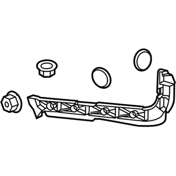 Cadillac 23497132 Side Retainer