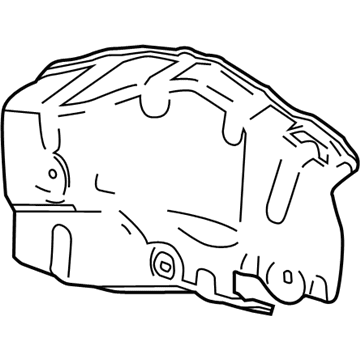 Chevy Impala Radius Heat Shield - 13367673