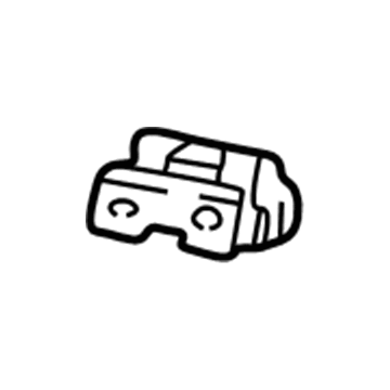 GM 16507427 Fog Lamp Assembly Bracket, Driver Side