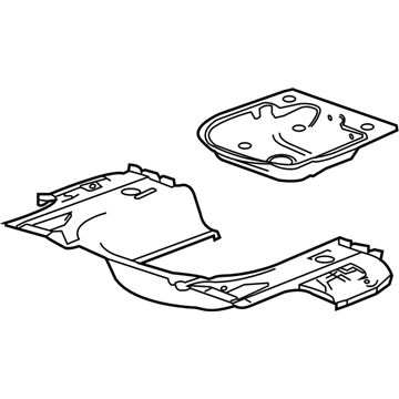 2012 Chevy Camaro Floor Pan - 22782450