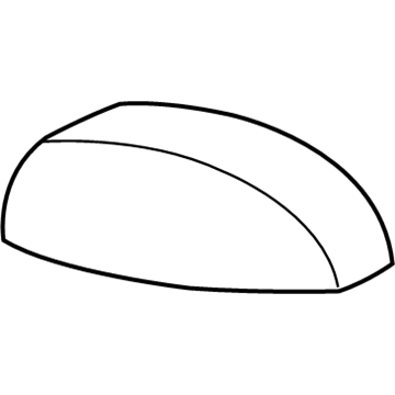 Chevy Avalanche Mirror Cover - 25788157