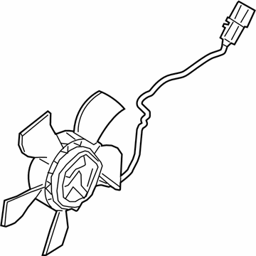 Chevy Fan Motor - 85600150