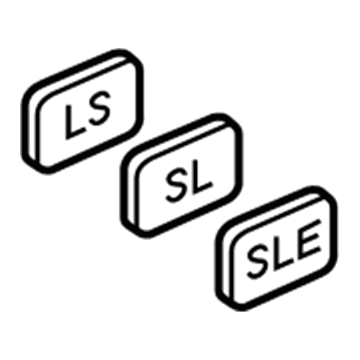 GMC Safari Emblem - 15995664