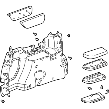 Pontiac 10259811 Side Trim Panel