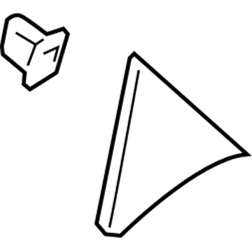 GM 25857291 Upper Trim Panel, Titanium, Front Driver Side GM 25857291 Upper Trim Panel, Titanium, Front Driver Side