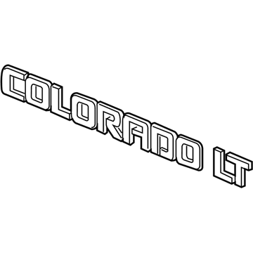 Chevy Colorado Emblem - 15869661