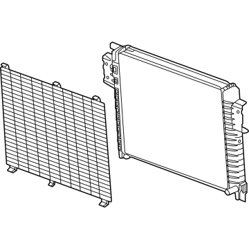 Cadillac 84693040 Radiator