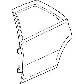 GM 25630702 Door Shell, Rear Passenger Side GM 25630702 Door Shell, Rear Passenger Side