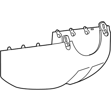 2017 Chevy Cruze Steering Column Cover - 23409878