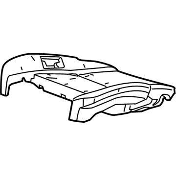 Cadillac 23113347 Seat Cushion Pad