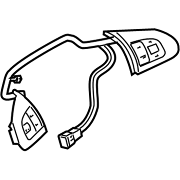 Pontiac 92207036 Radio Switch