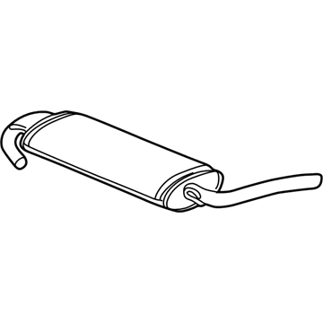 Saturn Muffler - 22666496