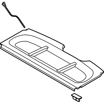 GM 96449044 Tonneau Cover, Black GM 96449044 Tonneau Cover, Black