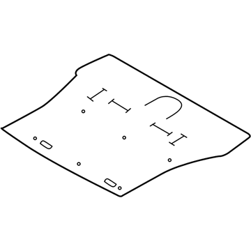 GM 96863422 Spare Tire Panel