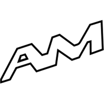 Pontiac Grand Am Emblem - 22636914