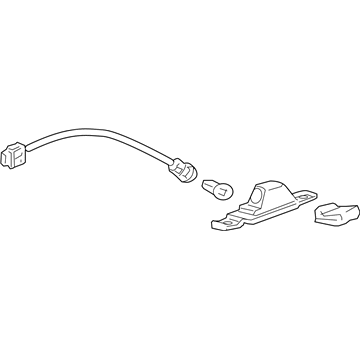 GM 22689715 License Lamp, Rear GM 22689715 License Lamp, Rear