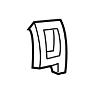 Buick 25754259 Air Outlet Bezel