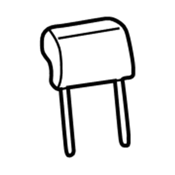 Pontiac 88895036 Headrest Pad