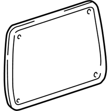 Pontiac 88895040 Seat Back Panel