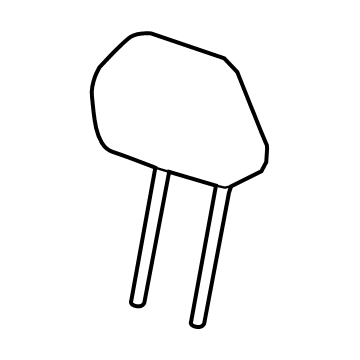 Chevy 42754456 Headrest