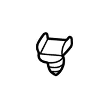 GM 10297368 Wheel Opening Molding Retainer, Front GM 10297368 Wheel Opening Molding Retainer, Front