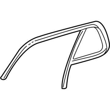 Cadillac 25771836 Fixed Glass