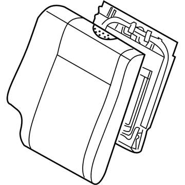 2011 Chevy Aveo5 Seat Cushion Pad - 96890699