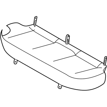 GM 96890434 Seat Cover, Black