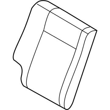 GM 96890432 Seat Back Cover, Black