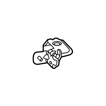 Chevy 84652022 Reservoir Tank Front Bracket