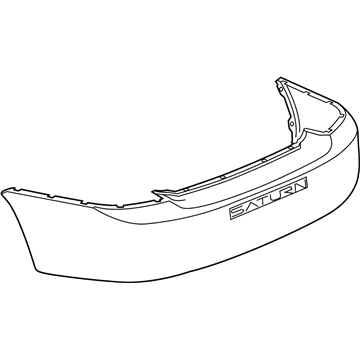 2003 Saturn Ion Bumper - 22698403