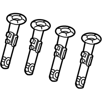 GM 96958070 Headrest Guide, Black