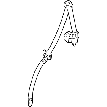 2011 Chevy Aveo Seat Belt - 96817694