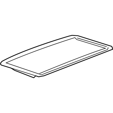 Cadillac 15139686 Sunroof Glass