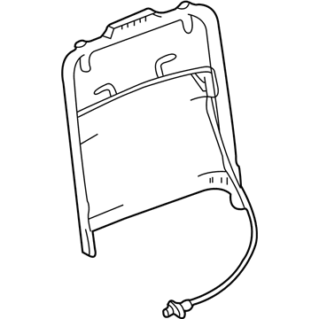 GMC 12377509 Seat Back Frame