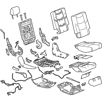 Chevy 23471026 Seat Assembly
