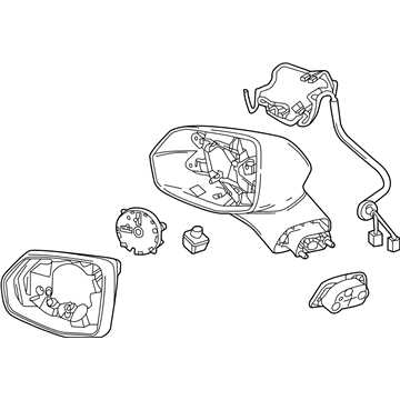 2019 Cadillac XT5 Side View Mirrors - 84810959