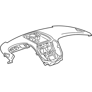 Chevy Equinox Dash Panel Vent Portion Covers - 22854862