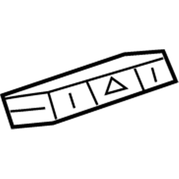 Buick Hazard Warning Switch - 95198037