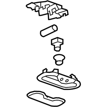 GM 25965487 Dome Lamp Assembly GM 25965487 Dome Lamp Assembly