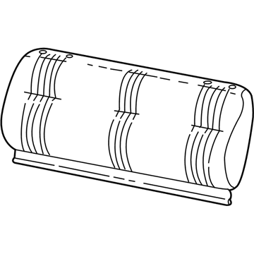 GM 12548988 Seat Back Cover, Front