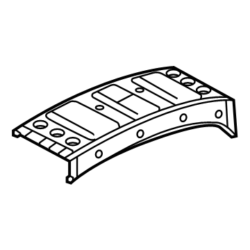 GM 52161503 Wheelhouse Panel, Passenger Side GM 52161503 Wheelhouse Panel, Passenger Side