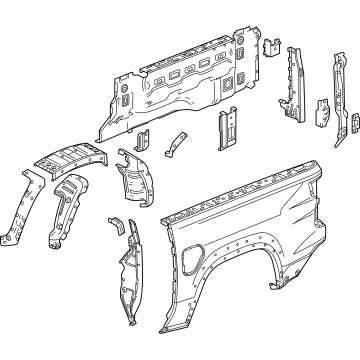 GM 87813677 Side Panel, Driver Side